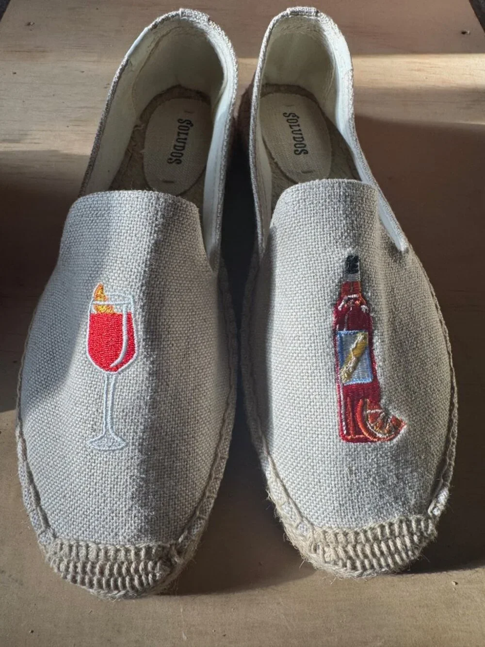 Aperol Spritz Soludos espadrilles size 9